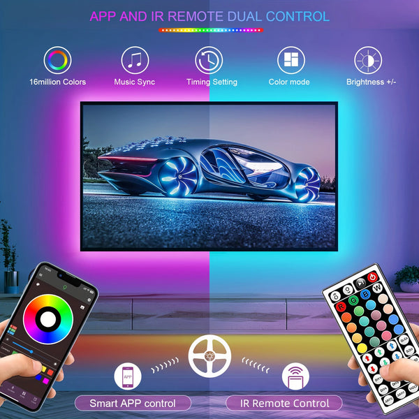 VividGlow RGB Strip Lights
