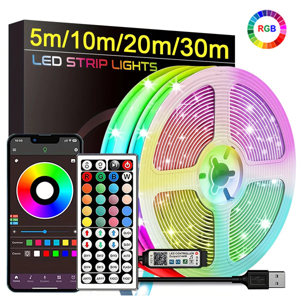 VividGlow RGB Strip Lights